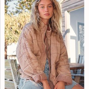 Free people dolman quilted jacket